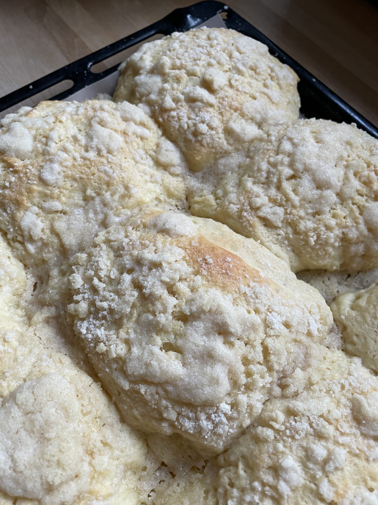 Aachener Streuselbrötchen für Ildikó von Kürthy