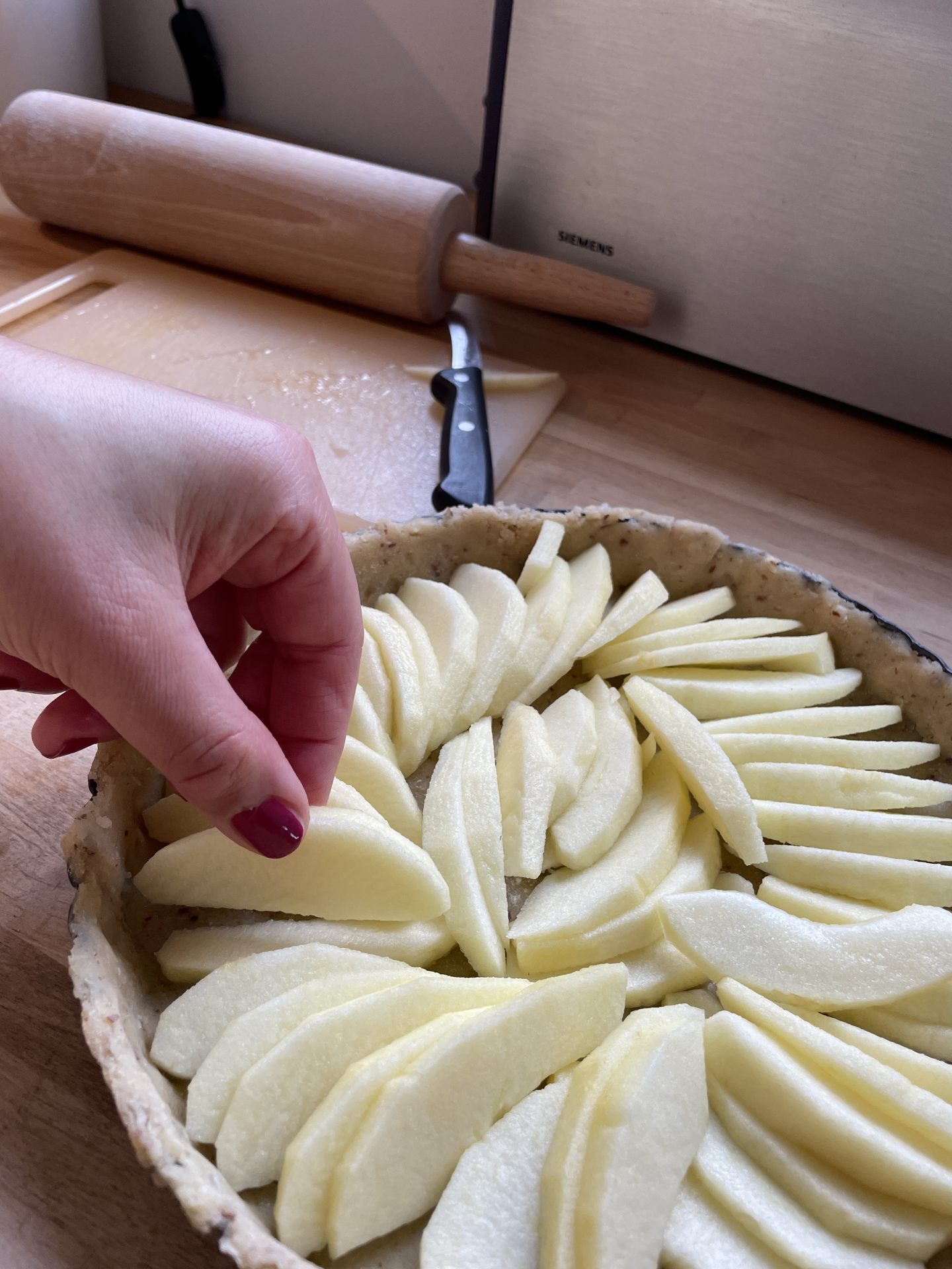 Apfel-Tarte – Schritt 4