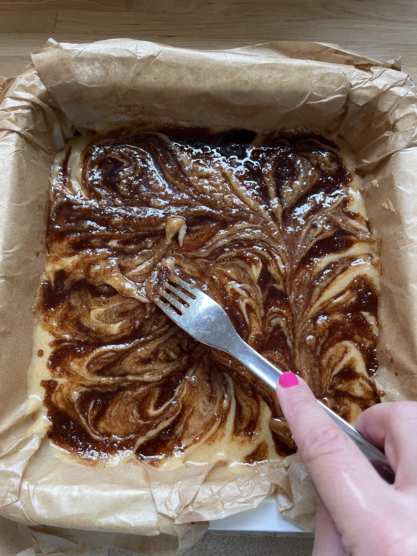 Bananen-Zimt-Blondies – Schritt 3