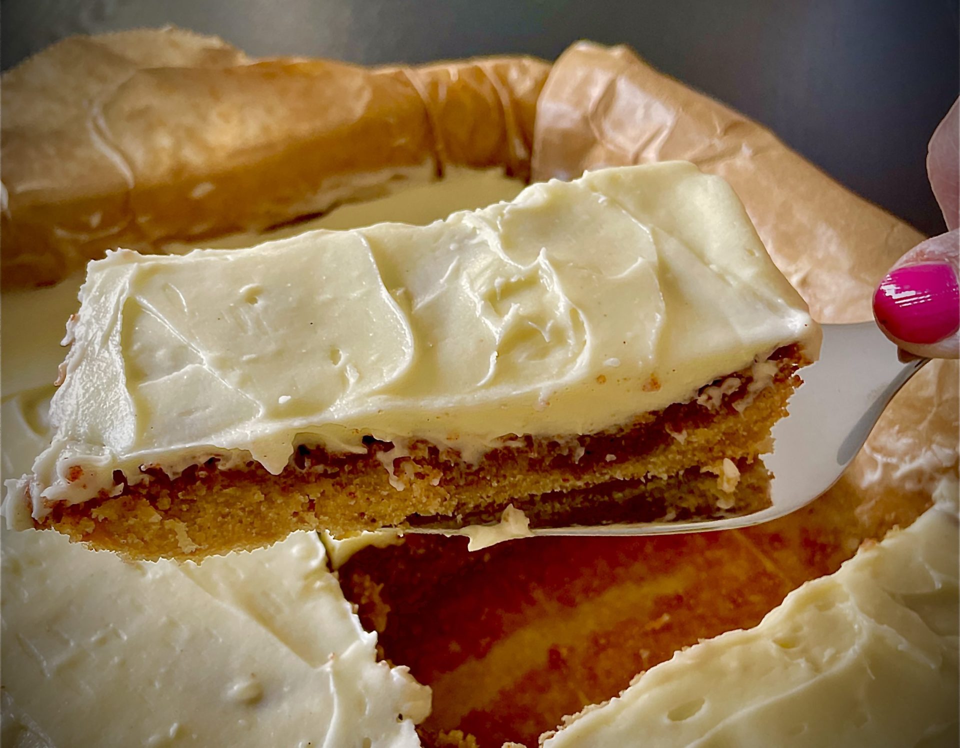Bananen-Zimt-Blondies