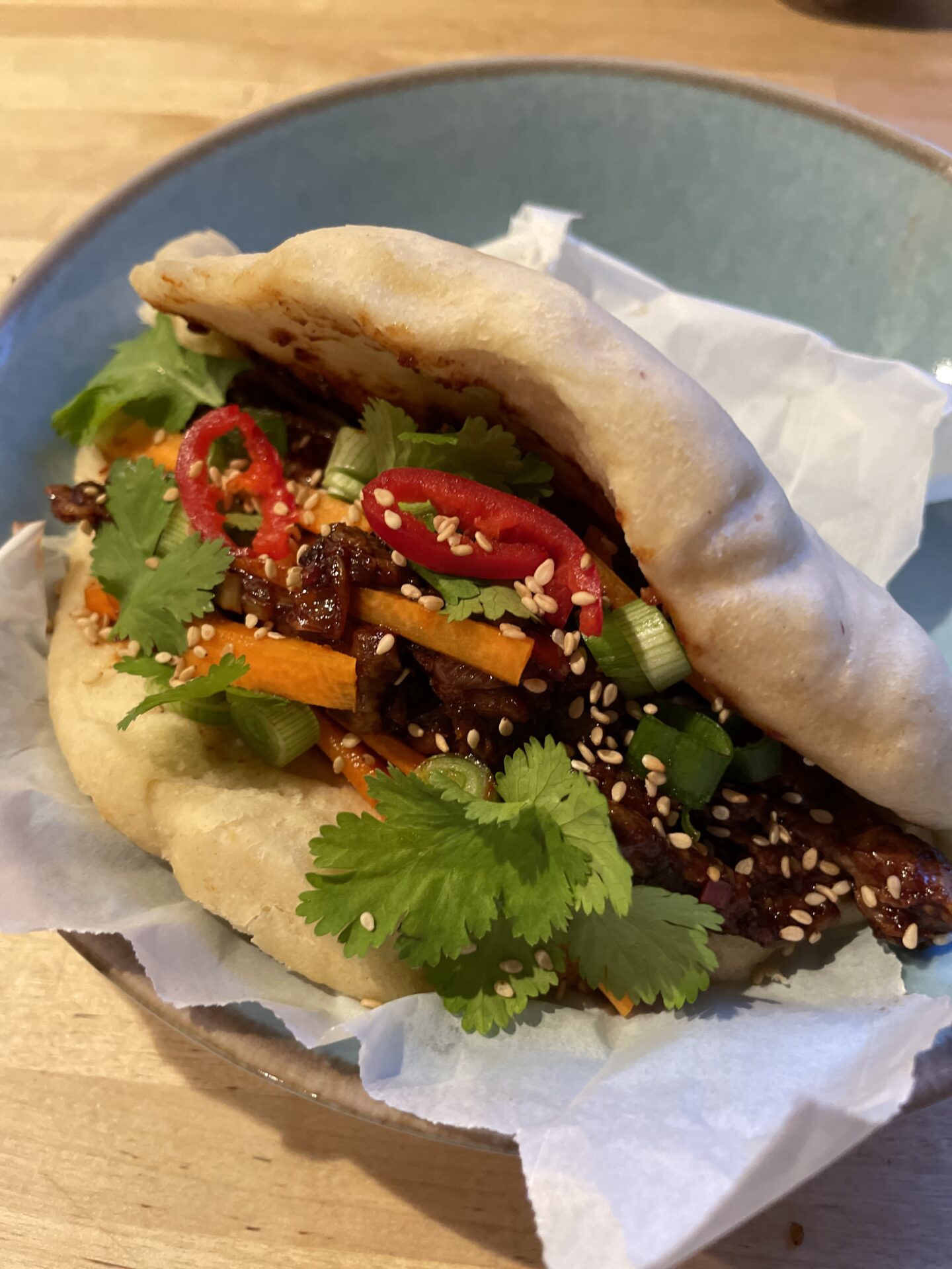 Bao Buns (gedämpfte asiatische Teigtaschen)