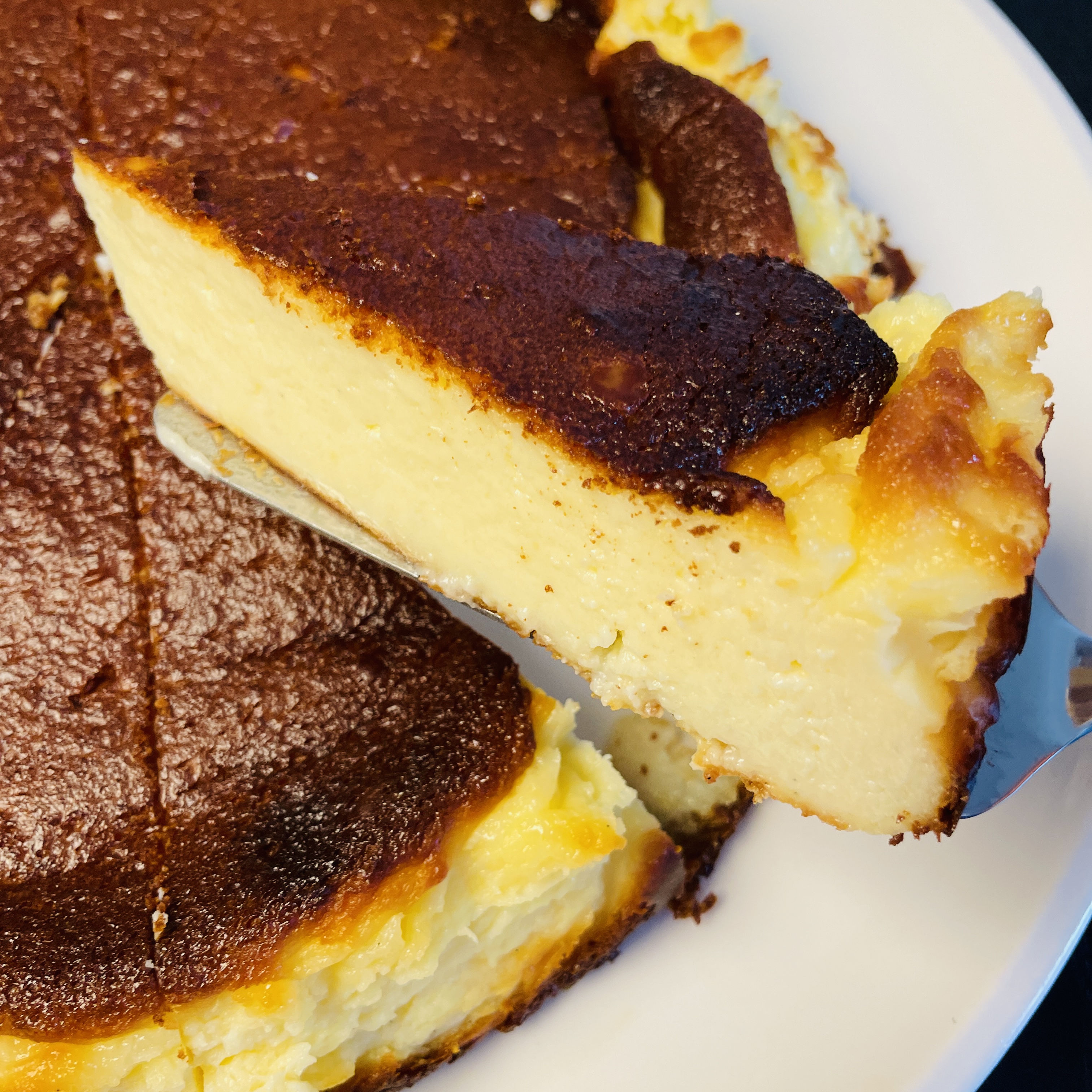 Baskischer Käsekuchen ohne Boden