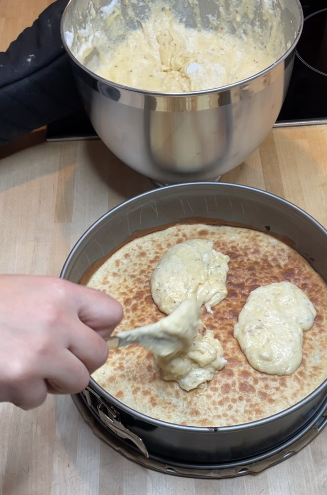 Baumkuchen-Abstich für Jörg Thadeusz – Schritt 4