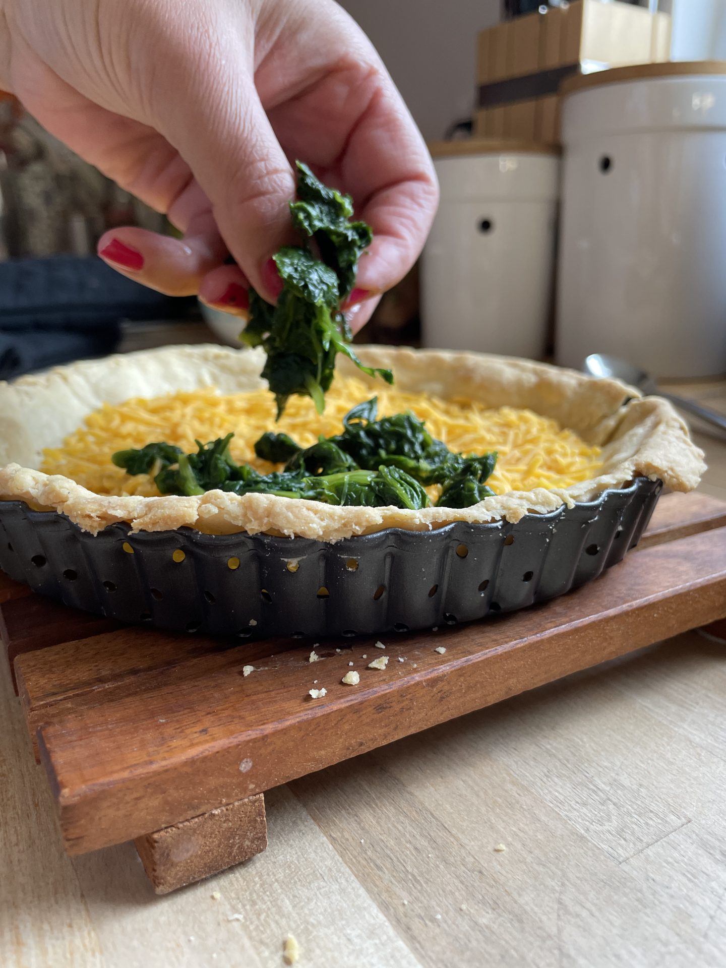 Coronation-Quiche (Rezept herausgegeben vom britischen Königshaus) – Schritt 6