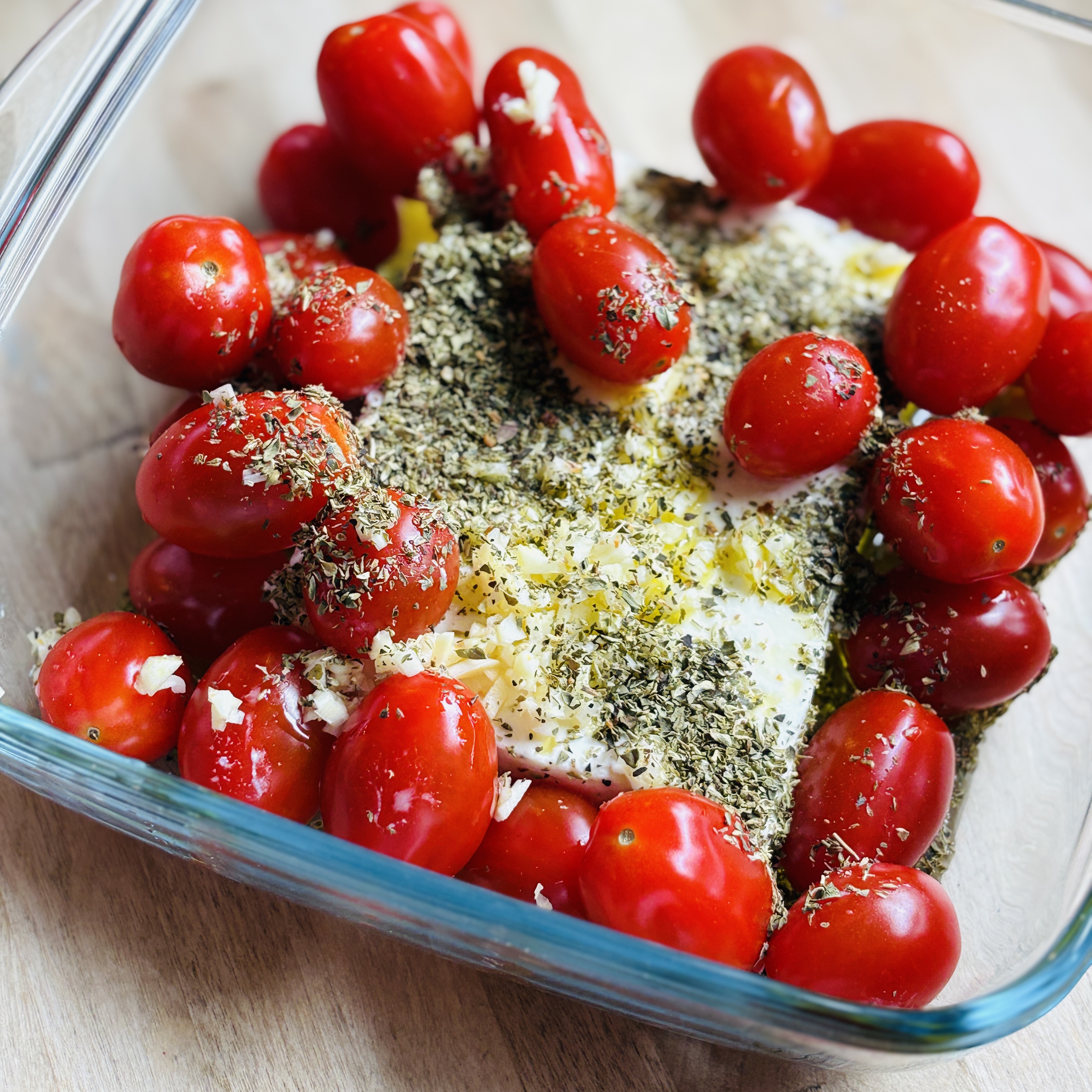 Cremige Feta-Pasta aus dem Airfryer – Schritt 3