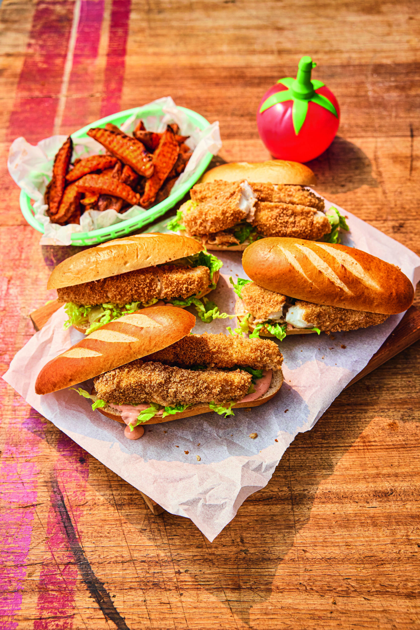 Fischstäbchen-Sandwiches by Buddy Oliver