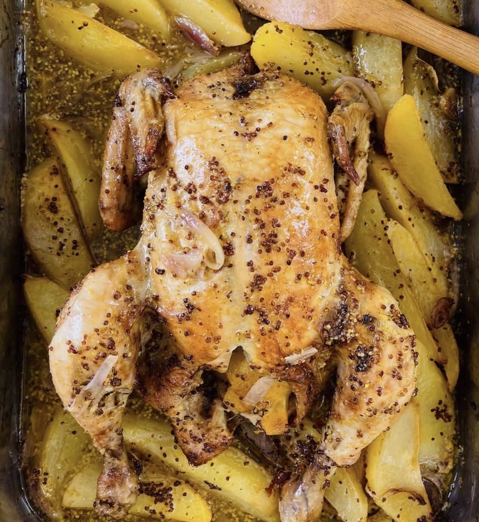 Griechisches Hähnchen aus dem Ofen mit Kartoffeln (von Linda Zervakis)