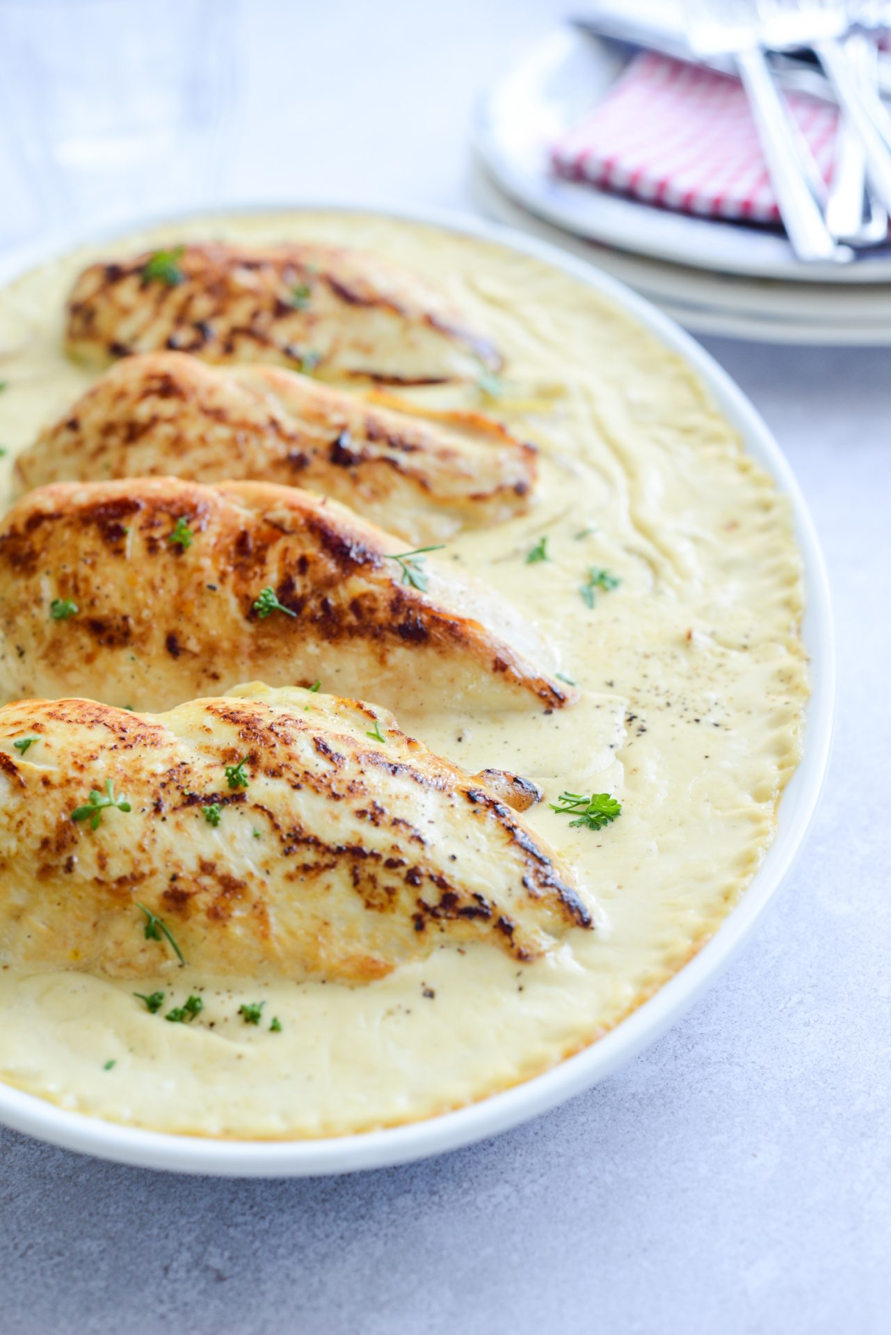 Hähnchen in Senf-Sauce von Aurélie Bastian