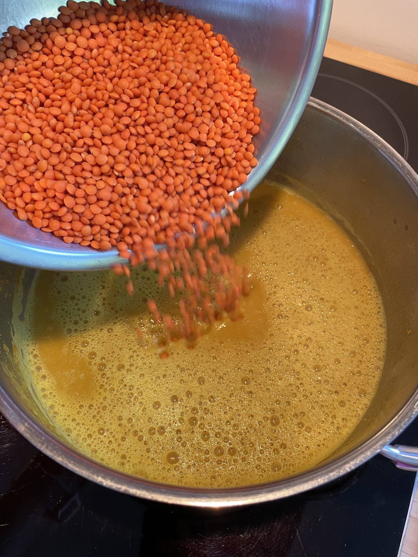Hawaiianische Linsensuppe „Barack Obama“  – Schritt 3