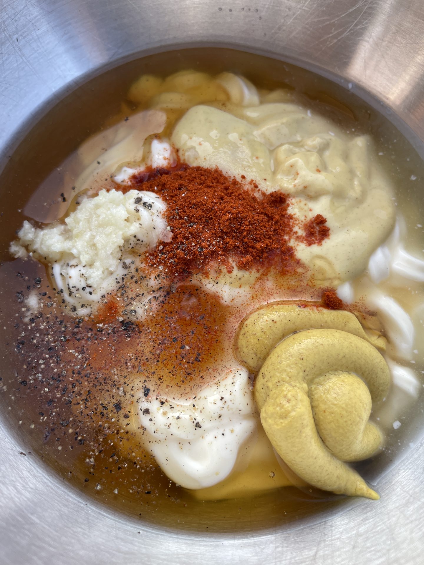 Honey-Mustard-Sauce – Schritt 1