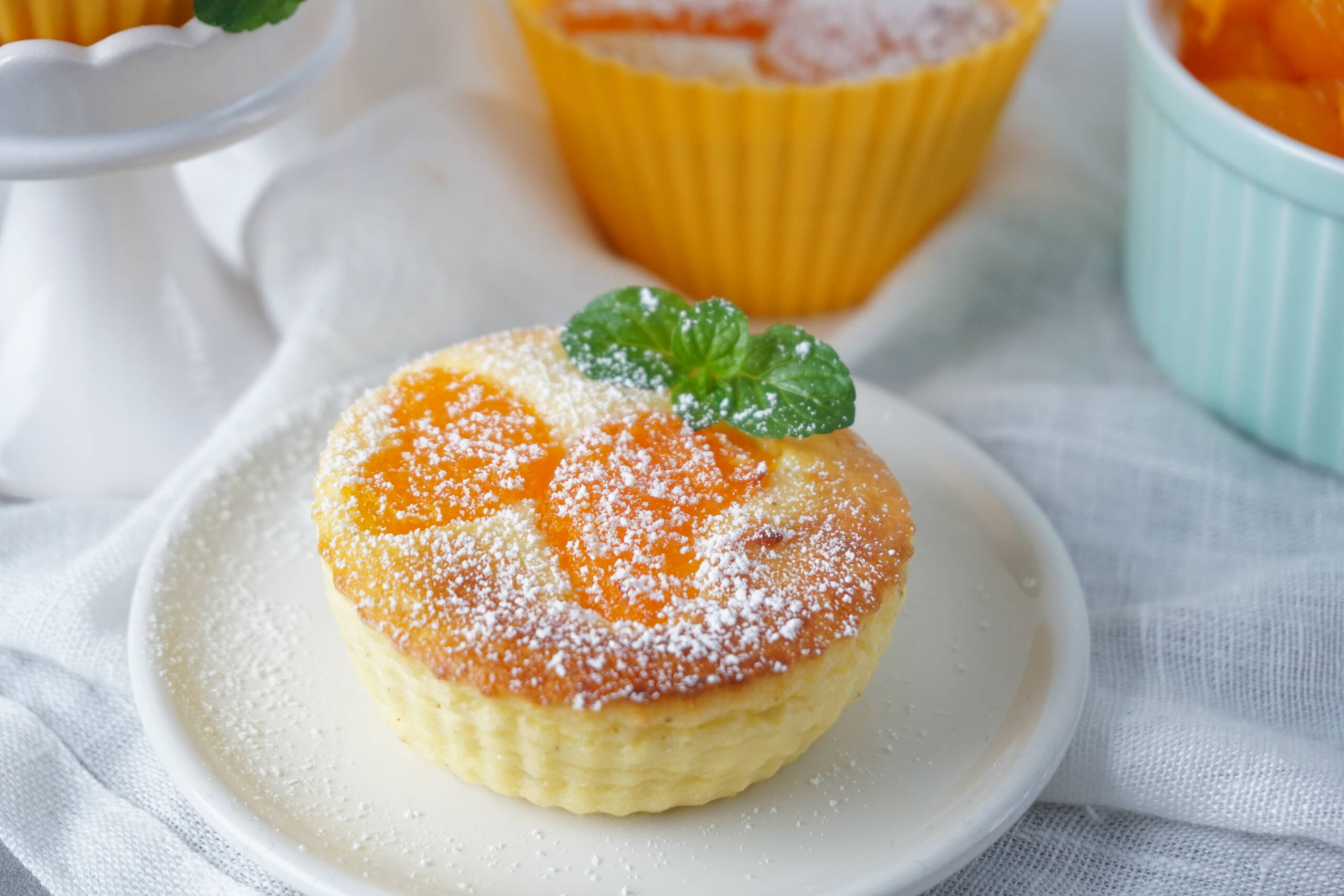 Käsekuchen-Muffins aus dem Airfryer