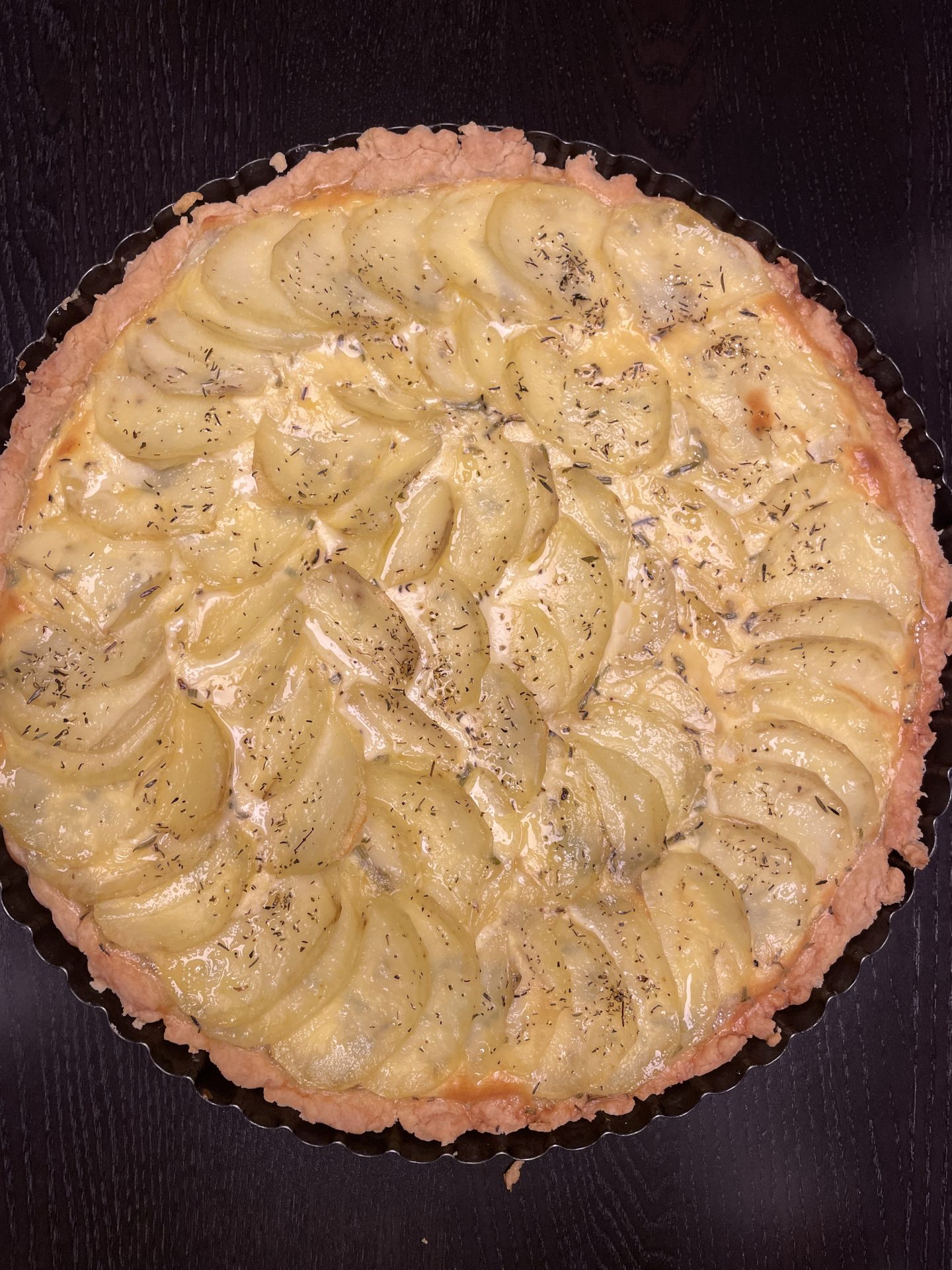 Kartoffel-Tarte (Tarte aux pommes de terre) – Schritt 5