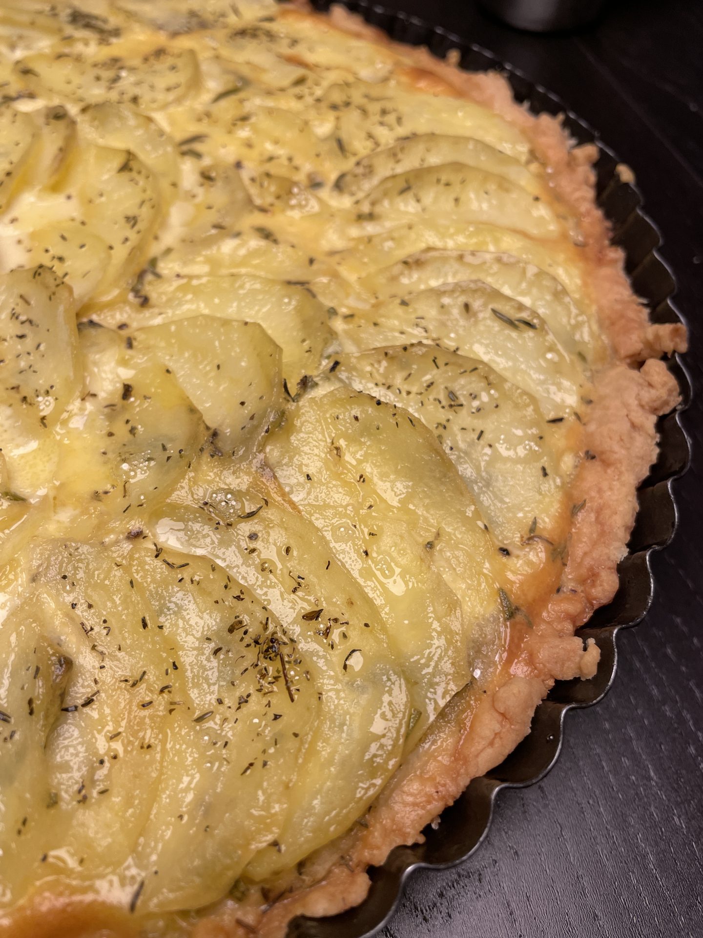Kartoffel-Tarte (Tarte aux pommes de terre)