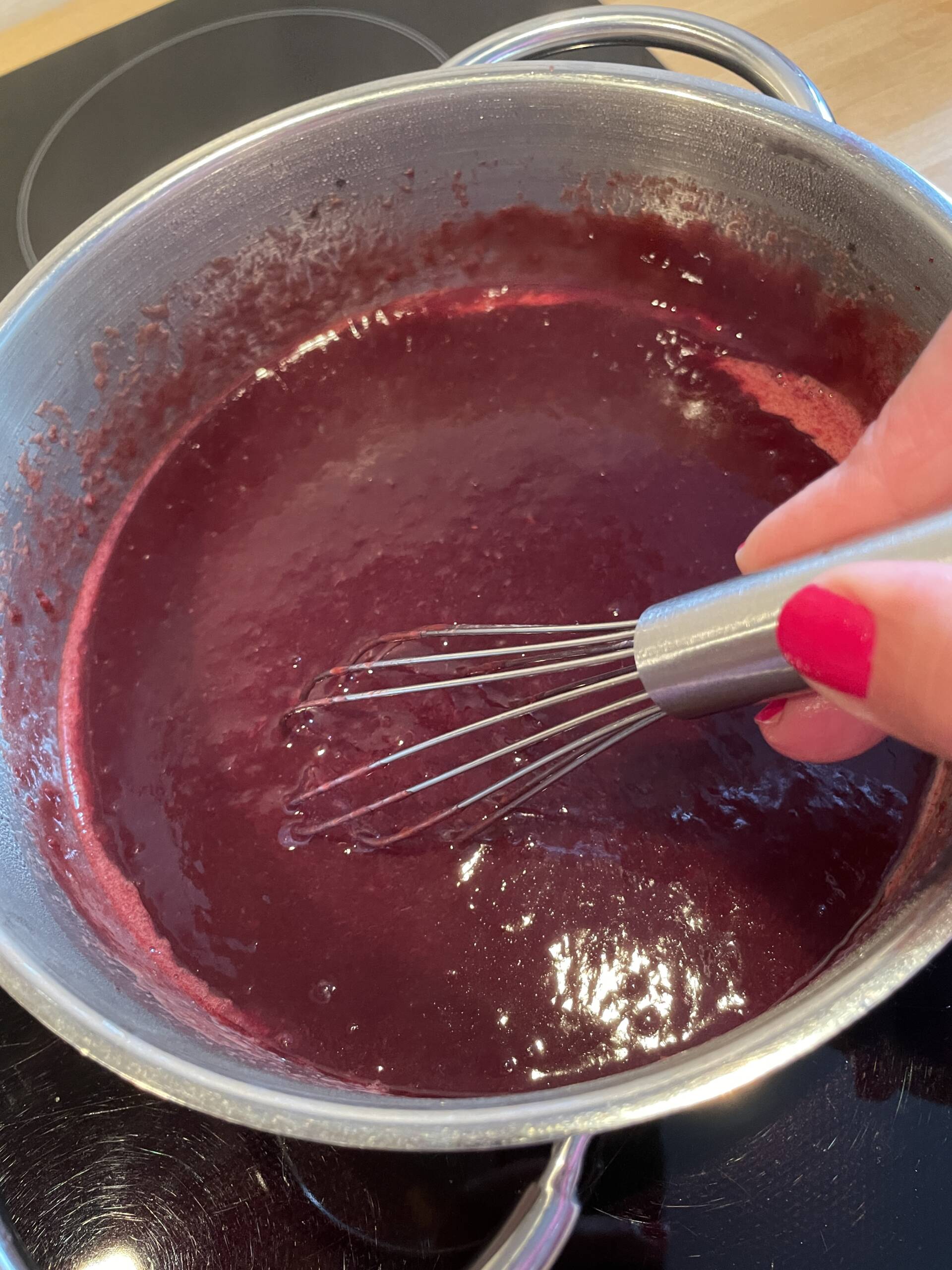 Kirsch-Schnitten mit weißer Schokolade – Schritt 2