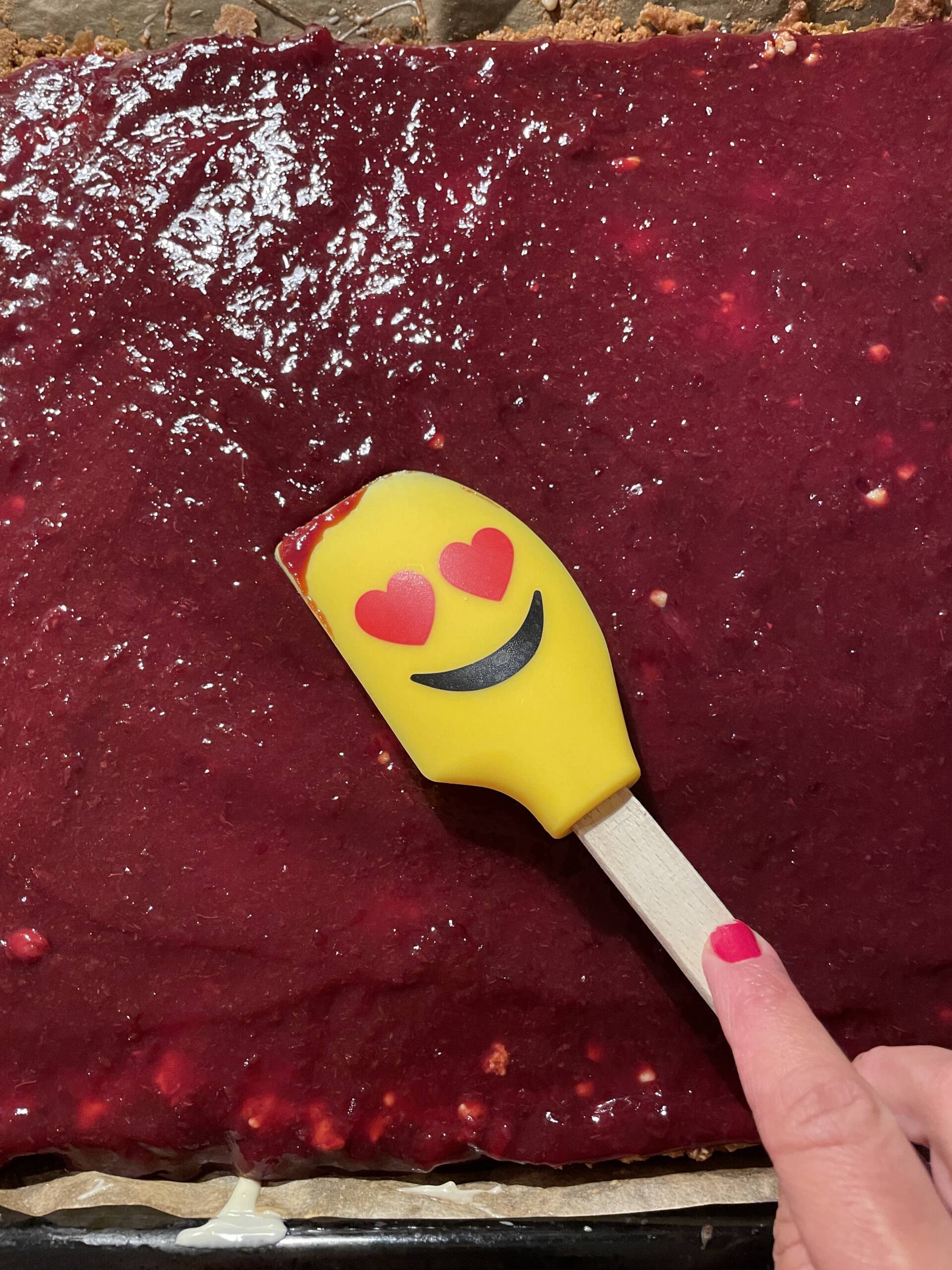 Kirsch-Schnitten mit weißer Schokolade – Schritt 8