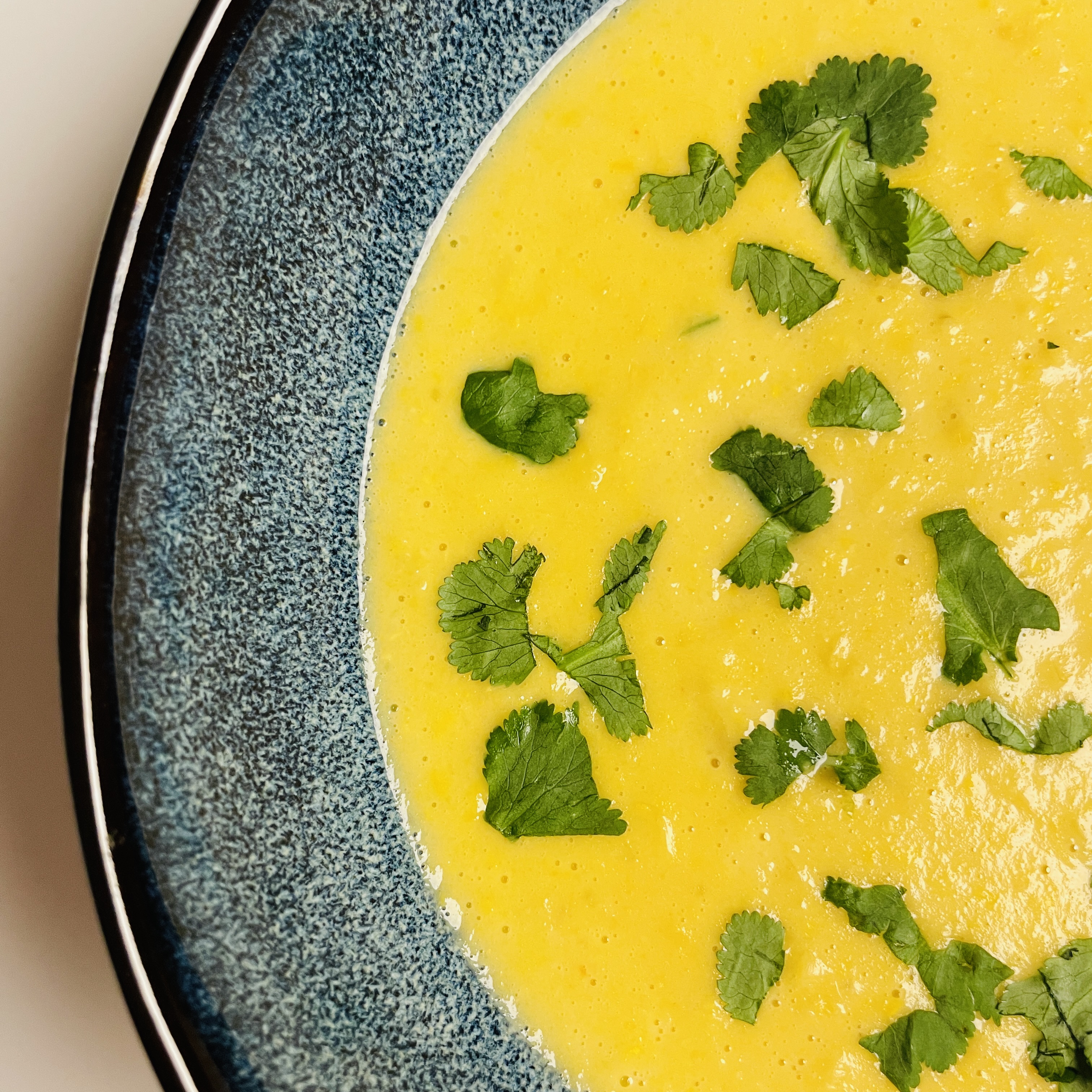 Mais-Kokos-Suppe - vegan