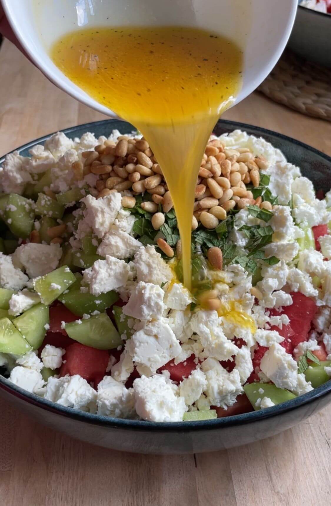 Melonen-Feta-Salat – Schritt 5