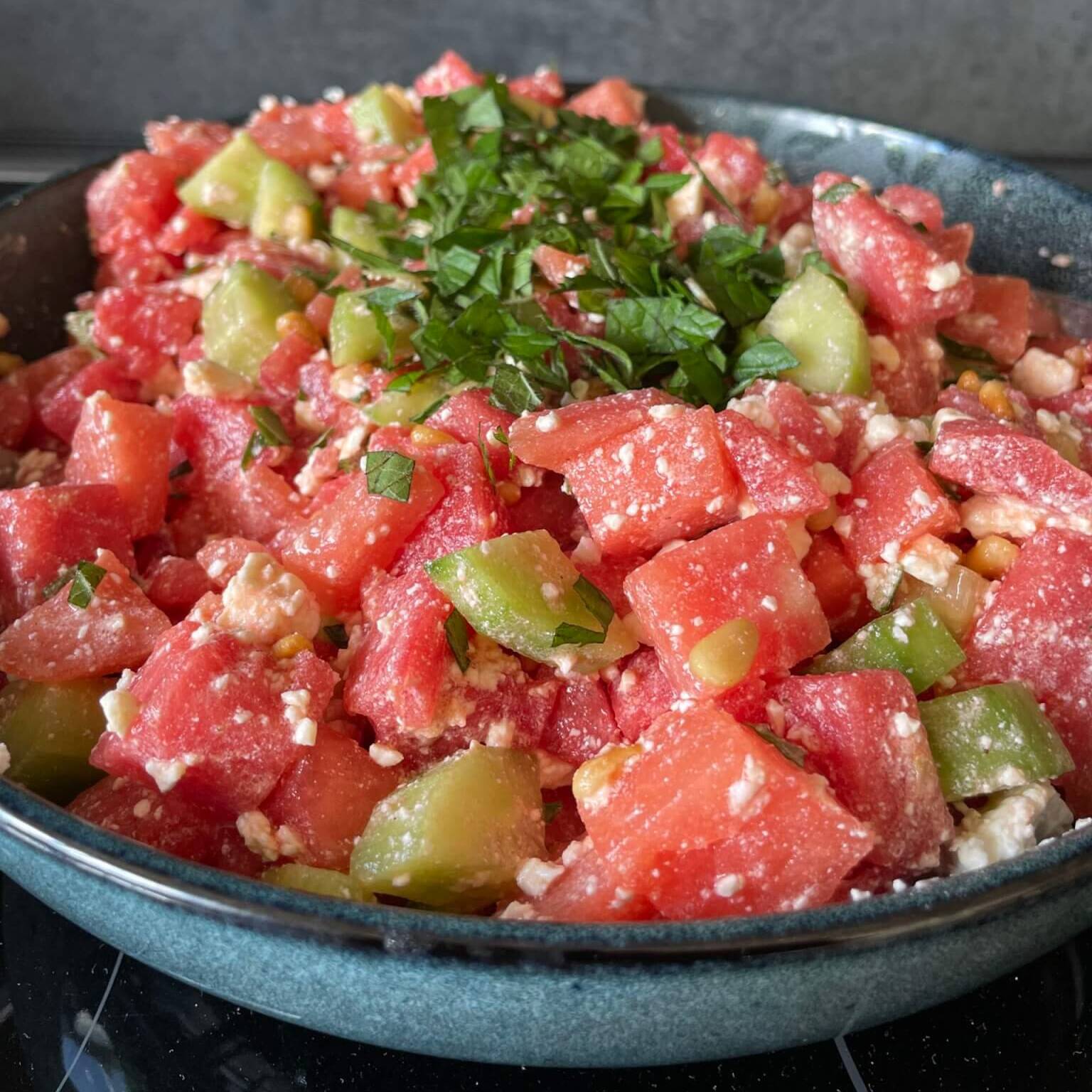 Melonen-Feta-Salat
