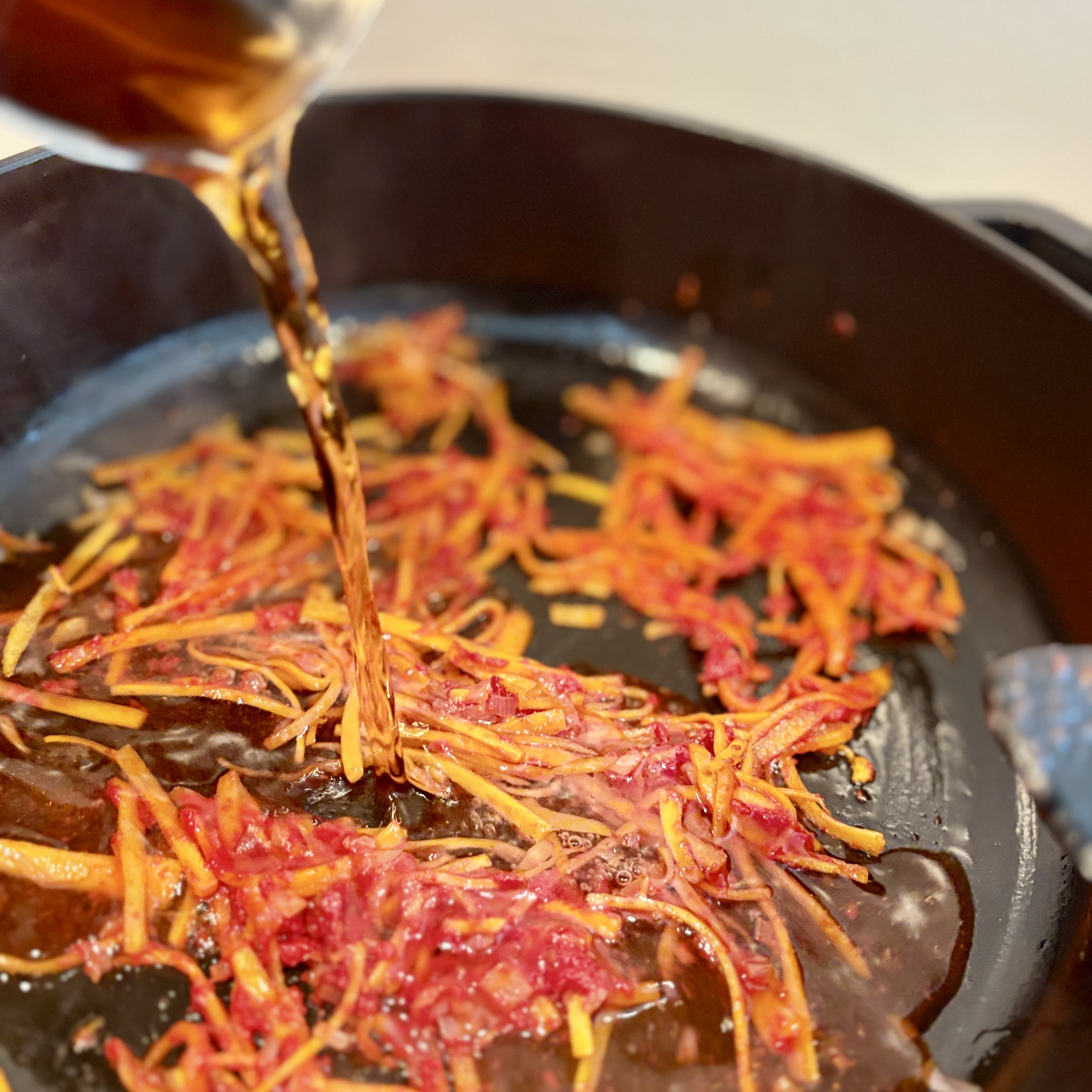 Pasta all‘Aperol – Schritt 4