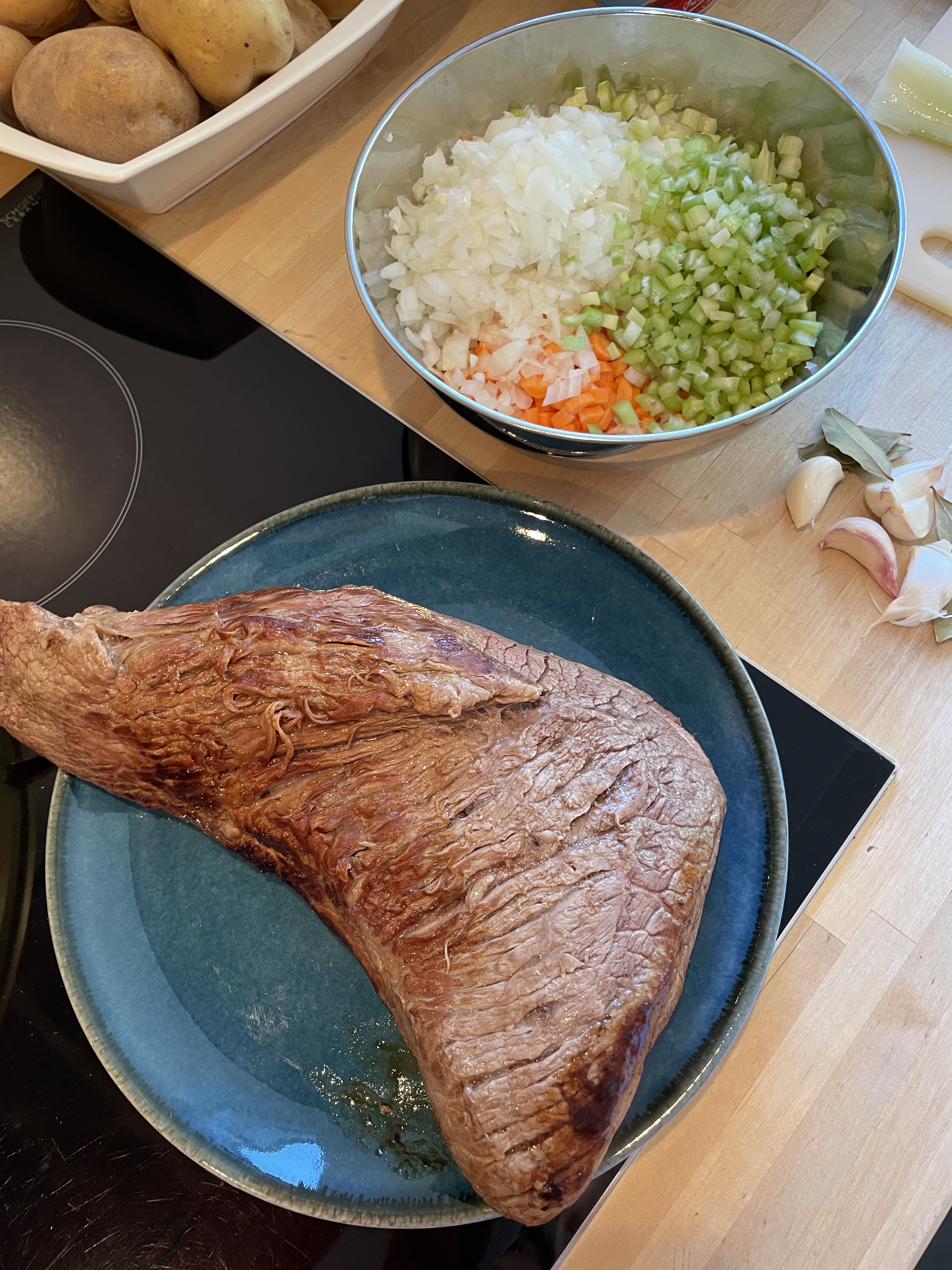 Pasta mit Beef Ragout (slow cooked) – Schritt 1