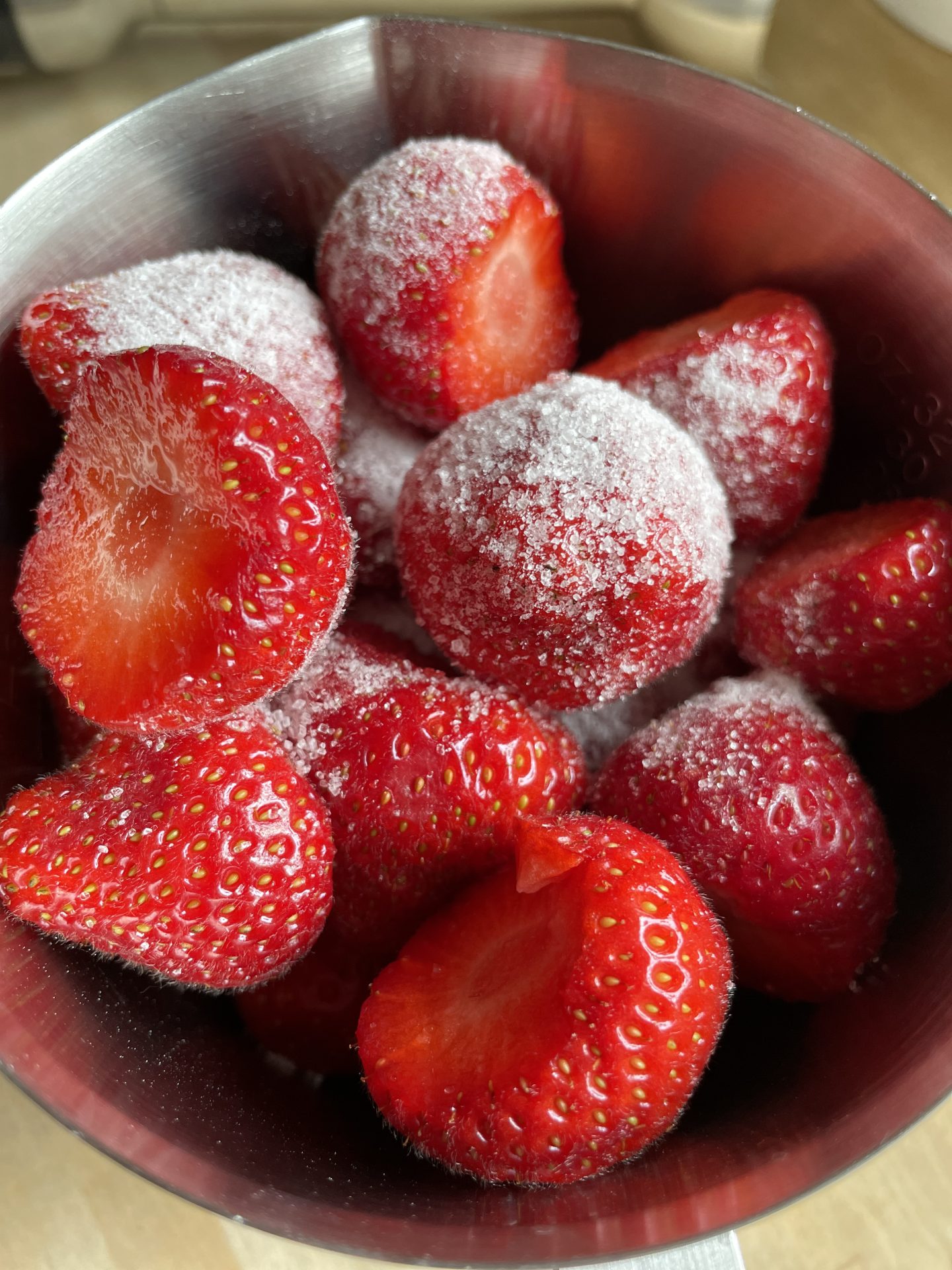 Peanut-Strawberry-Cake mit Streuseln – Schritt 2
