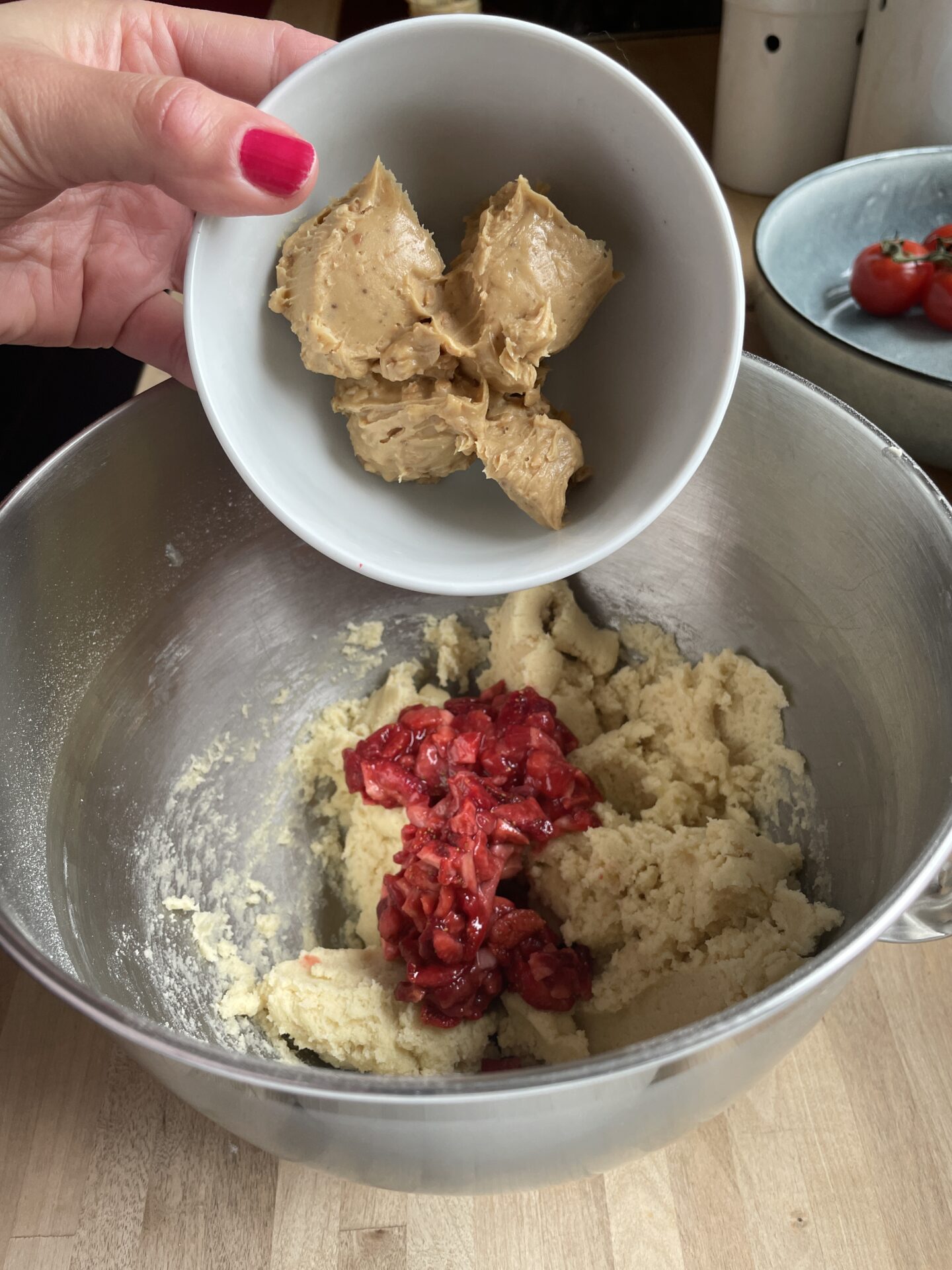 Peanut-Strawberry-Cookies – Schritt 4