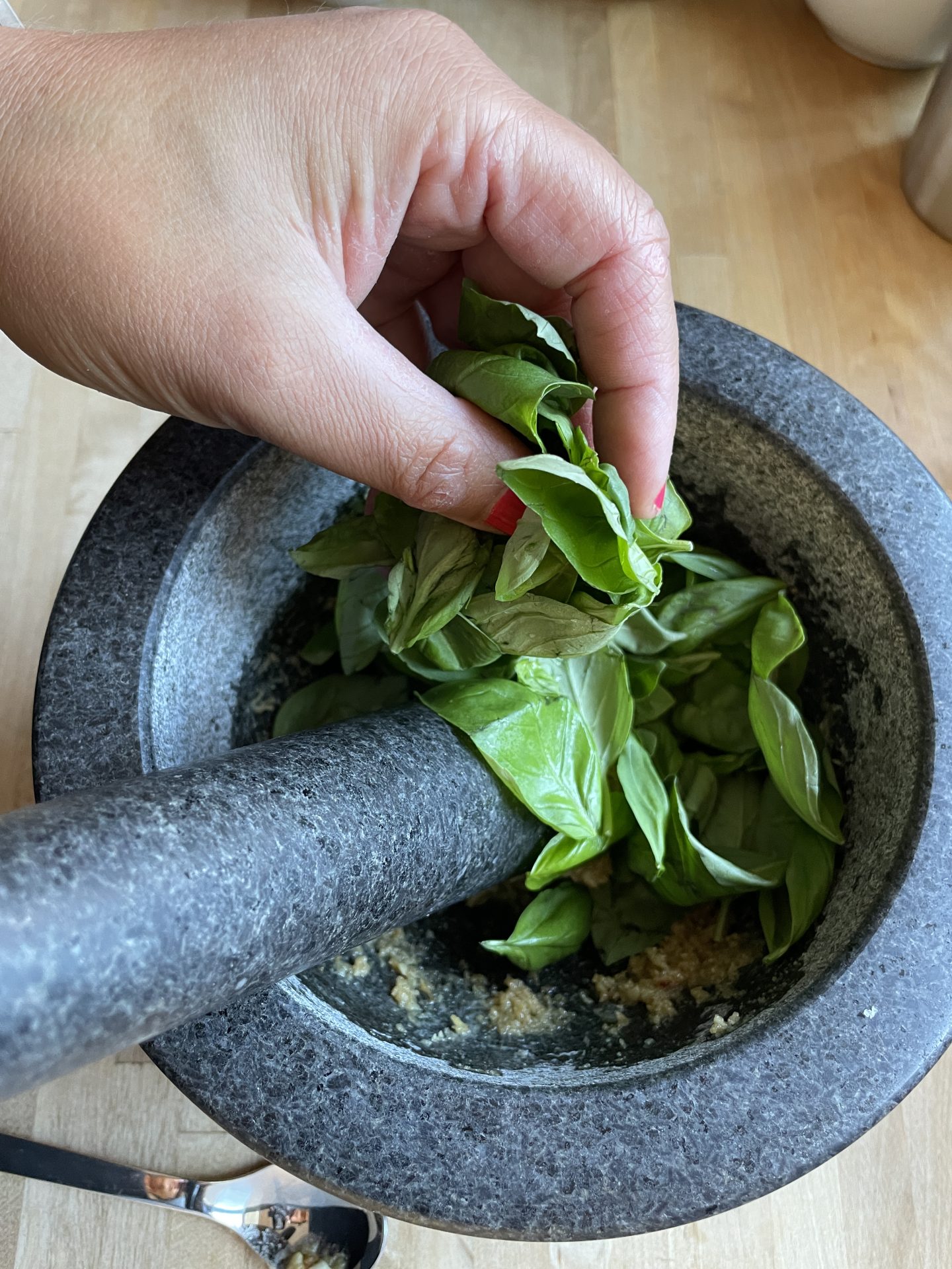 Pesto alla genovese – Schritt 4
