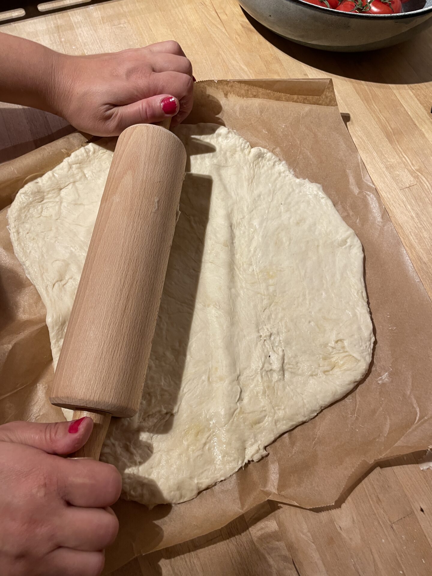Pizza - Teig und Sauce – Schritt 6