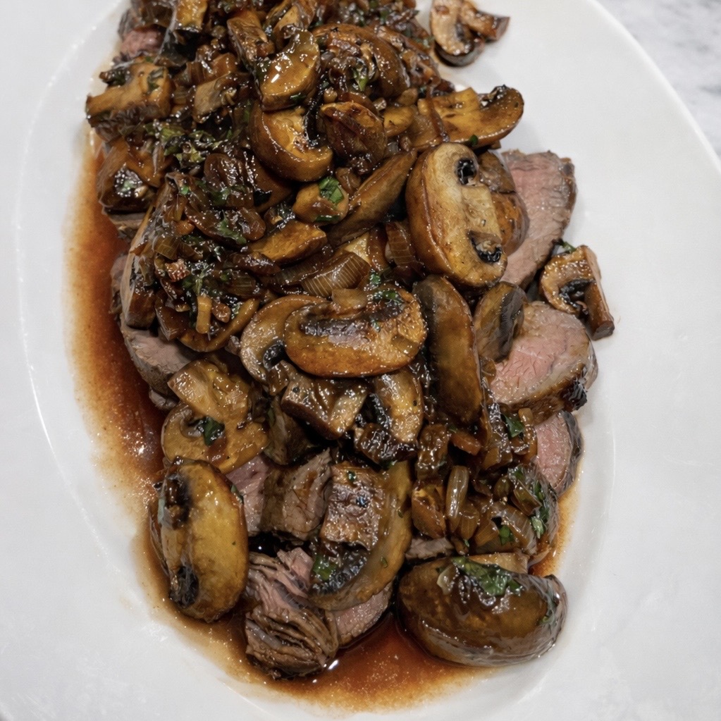 Rinderfilet mit Pilzsauce – Schritt 17