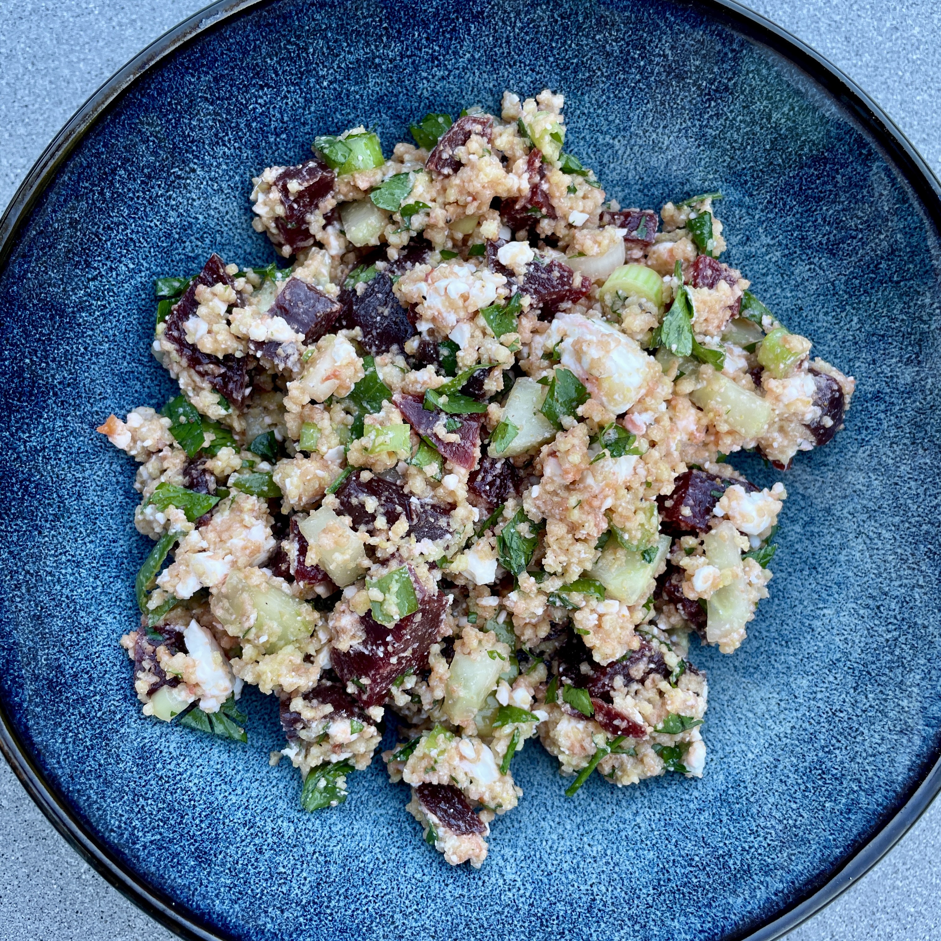 Rote Bete-Couscous-Salat mit Feta – Schritt 6