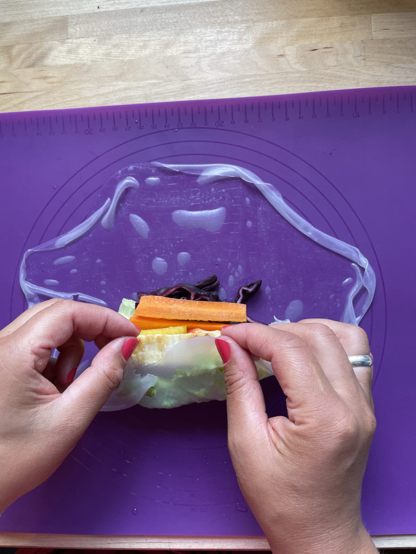 Sommerrollen mit zweierlei Dips – Schritt 6