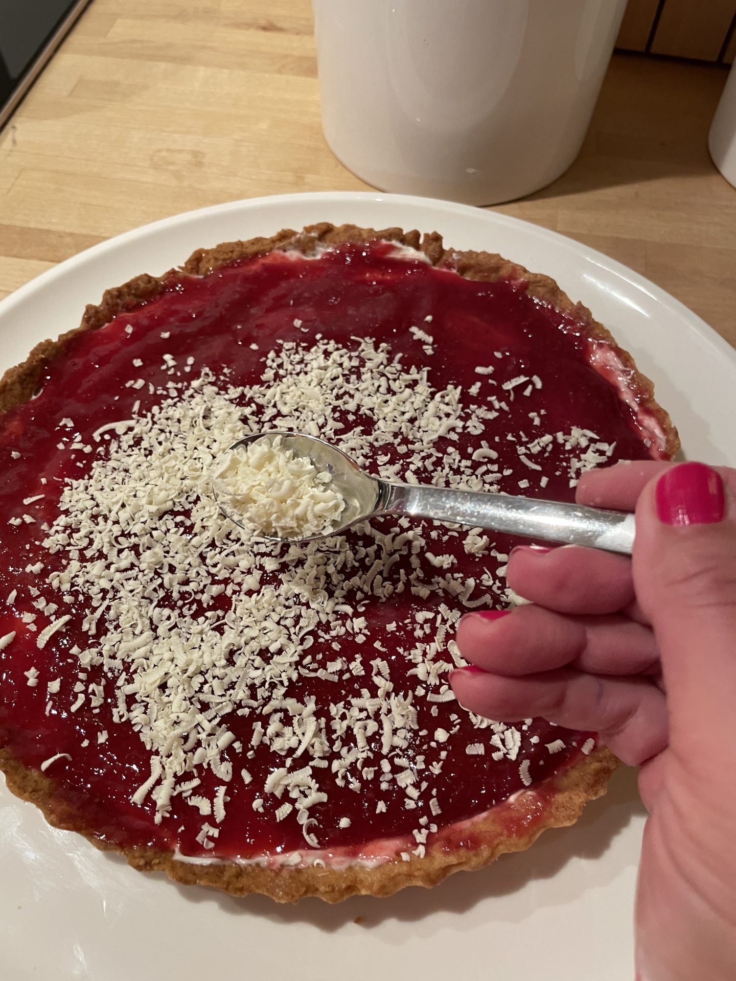 Spaghettieis-Kuchen – Schritt 8