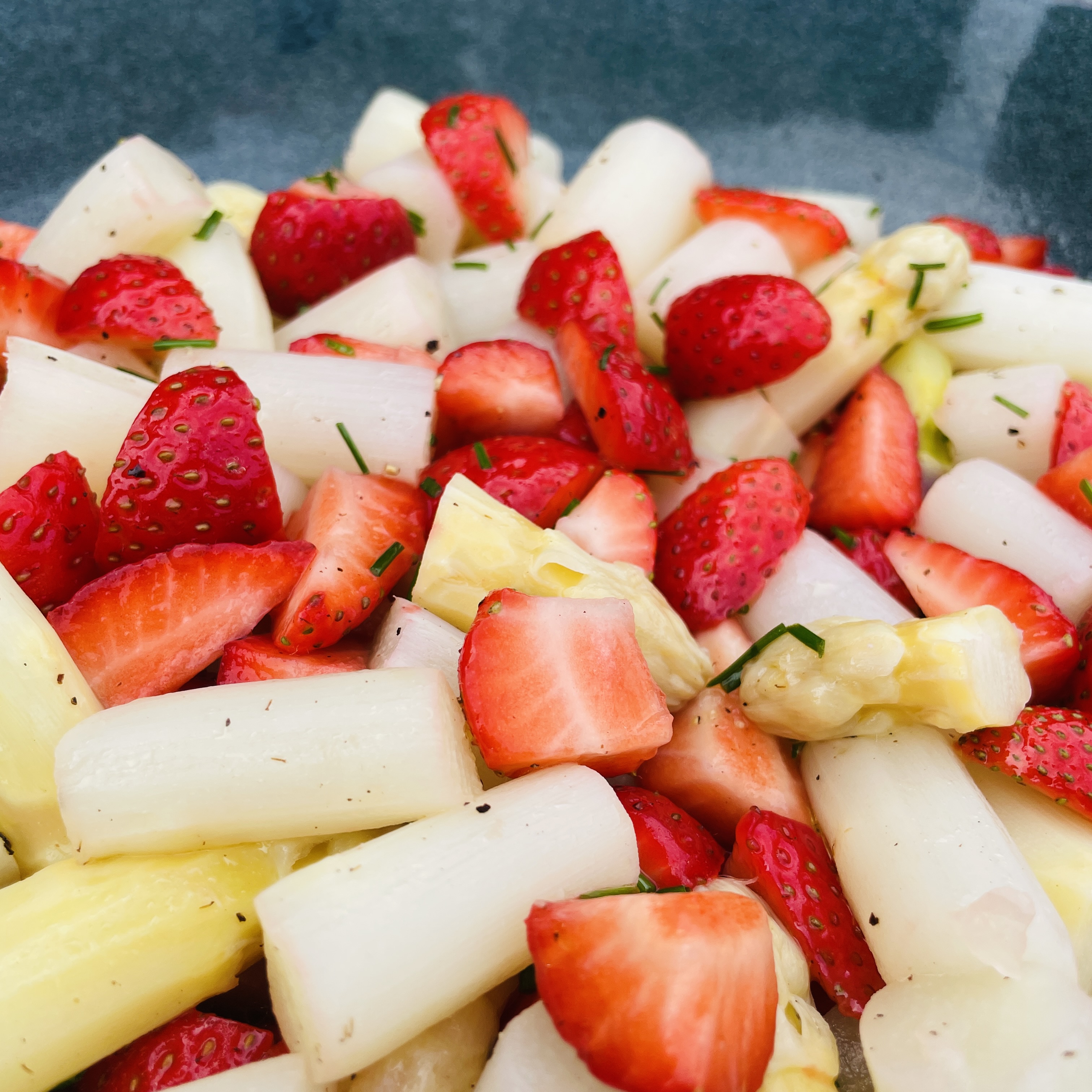 Spargel-Erdbeer-Salat – Schritt 3