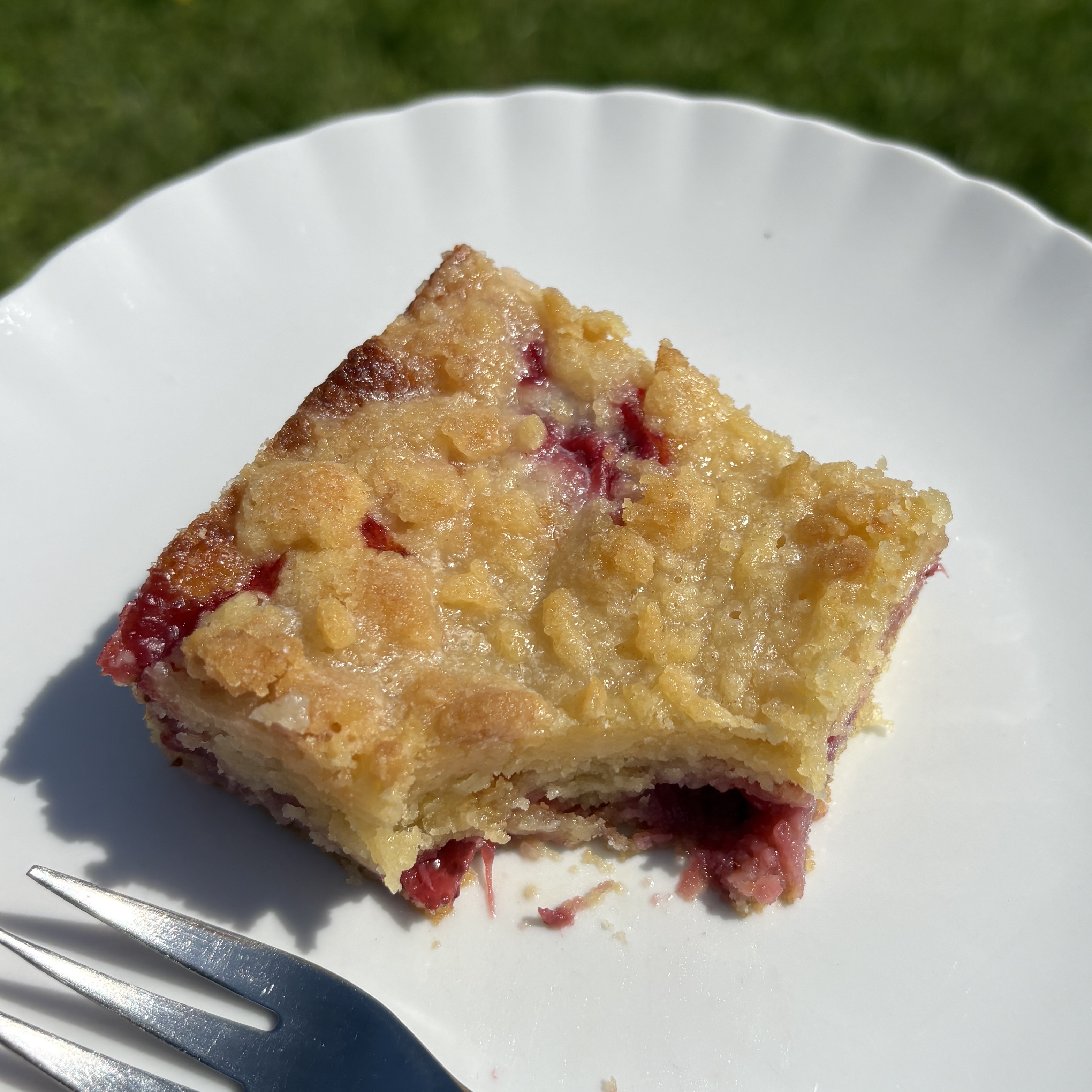 Thüringer Erdbeer-Streuselkuchen
