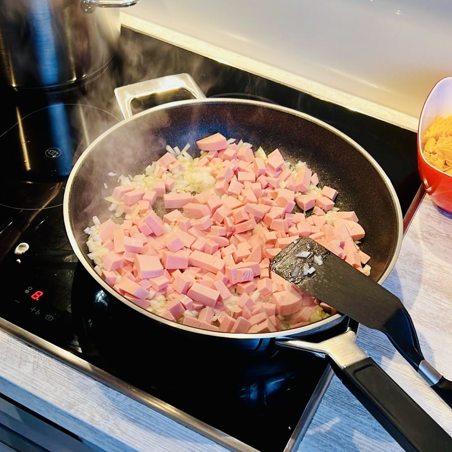 Wurst-Nudeln – Schritt 3